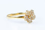Bague Bague fleur en or jaune 58 Facettes 111-180593-48