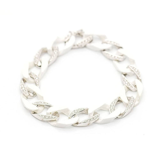 Bracelet Bracelet Or blanc Céramique Diamants 58 Facettes D359677LF