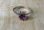 Bague Bague Marguerite Rubis et Diamant 58 Facettes 20400000334/U