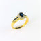 Bague 56 Bague en Or Jaune, Saphir & Diamants 58 Facettes 20400000622/Lil