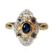 Bague Bague Dentelles Saphirs Style Belle Epoque 58 Facettes 514