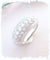 Bague Bague Jonc Diamants Or Blanc 58 Facettes AA 1532
