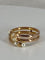 Bague 52 Bague en or, perles 58 Facettes