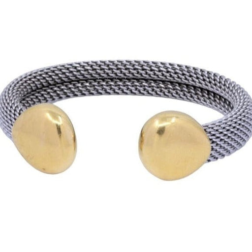 Bracelet Bracelet manchette en or jaune 58 Facettes 062351