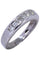 Bague 53 DEMI-ALLIANCE DIAMANTS PRINCESSE 58 Facettes 074031