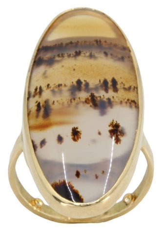 Bague BAGUE MODERNE AGATE 58 Facettes 058171
