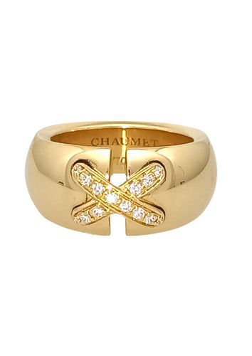 Bague Chaumet - Bague en Or jaune, Diamants 58 Facettes