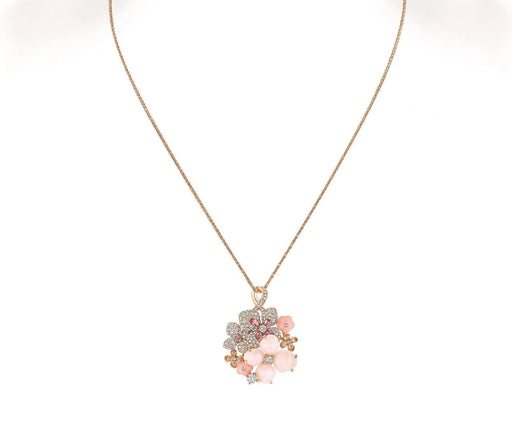 Collier CHAUMET - Collier Hortensia or rose, opale, tourmalines, diamants 58 Facettes 082782-000