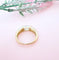 Bague 56 Bague Jonc Topaze bleue 58 Facettes AA 1589