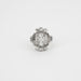 Ring 57 Diamond Knot Ring 58 Facettes A6057b