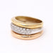 Ring 55 Ring paved with diamonds 3 Golds 58 Facettes E360505