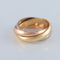 Bague 50 CARTIER - bague trinity 3 ors, diamants 58 Facettes