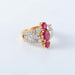 Ring 53 Ruby diamond ring 58 Facettes