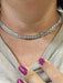 Necklace Vintage necklace in white gold 58 Facettes