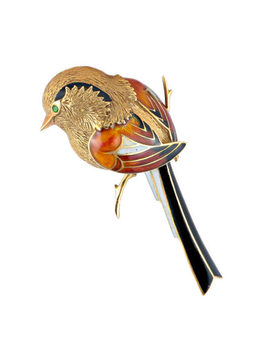 Broche Broche Oiseau 58 Facettes