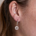 Pair of diamond sleeper earrings 58 Facettes
