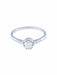 Bague 55 Solitaire Diamant Taille Ancienne 0,50 ct - Old Mine Cut 58 Facettes