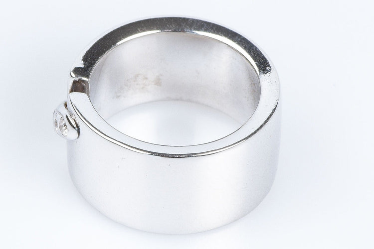 Bague 48 Bague 5 Diamants Or blanc 58 Facettes 111-215694-29