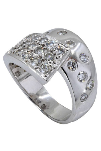 Bague BAGUE DE CRÉATEUR DIAMANTS 58 Facettes 056621