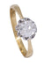 OLD DIAMOND SOLITAIRE RING 0.40 CARAT 58 Facettes 081871