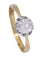 Bague SOLITAIRE ANCIEN DIAMANT 0.40 CARAT 58 Facettes 081871