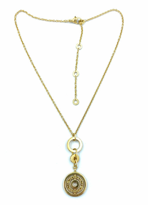 Collier BVLGARI. Collection Astrale, collier or jaune 18K 58 Facettes