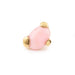 Ring Criso Cabochon Opal Ring Pink Yellow Gold 58 Facettes B292