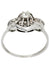 OLD DIAMOND SOLITAIRE RING 0.20 CARAT 58 Facettes 044861