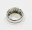 Bague Bague jonc or blanc et diamants 58 Facettes