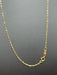 Diamond solitaire necklace 0,56 carat yellow gold 58 Facettes