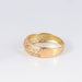 Ring 60 Yellow gold filigree ring 58 Facettes