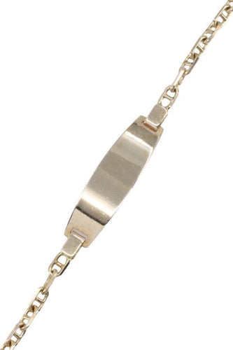 Bracelet Gourmette identité bébé 58 Facettes 081221