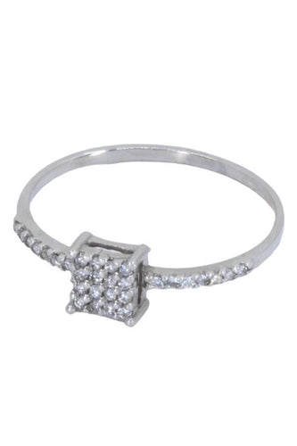 Bague 57 BAGUE MODERNE PAVAGE DIAMANTS 58 Facettes 059641
