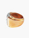 Ring Tank Ring Yellow gold Diamonds 58 Facettes A5942b
