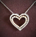 Necklace HEART PENDANT NECKLACE Diamonds 58 Facettes R 1118 iee