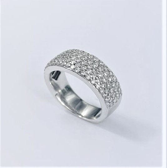 Bague Bague Bandeau Or Blanc, Diamant 58 Facettes 20400000521