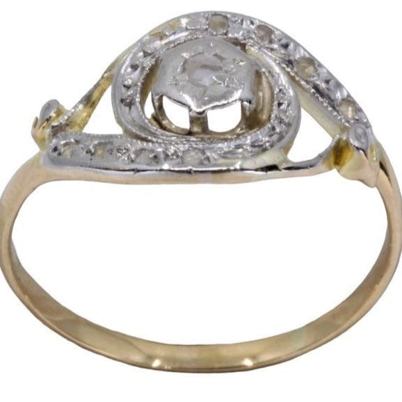 Bague Bague tourbillon diamants, Art Nouveau 58 Facettes 061671