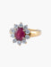 Bague 52 Bague Pompadour Rubis Diamants 58 Facettes