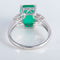 Bague 54 Bague Emeraude de Colombie Diamants 58 Facettes 324E110