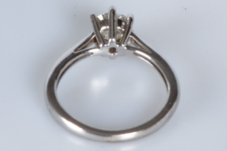 Bague 53 Bague solitaire Or blanc Diamant 58 Facettes J5330495534-AIG6