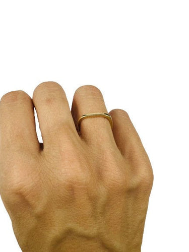 Bague 51 DINH VAN - Bague Alliance Carré 58 Facettes 20400000718