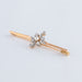 Brooch Yellow gold brooch with diamonds and pearl 58 Facettes