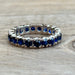 Sapphire wedding ring in platinum 58 Facettes 223
