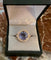 Bague Bague Saphir Ceylan, Diamants Or Rose 58 Facettes BSA75
