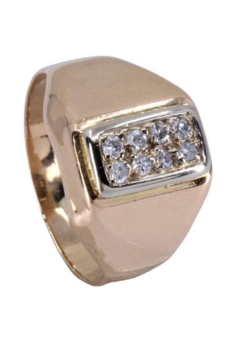 Bague 44 CHEVALIÈRE ENFANT DIAMANTS 58 Facettes 065011