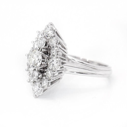 Bague 57 Bague Diamant Or blanc 58 Facettes D359902JC