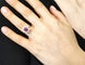 Bague Bague Marguerite rubis et diamants or blanc 58 Facettes RA-607/12