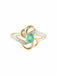 Ring 52 Emerald Movement Ring 58 Facettes