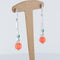 Boucles d'oreilles Boucles d'oreilles en or, émeraude et corail gadronné 58 Facettes