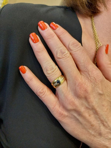 Bague 54 BAGUE MODERNE SAPHIR ET DIAMANTS 58 Facettes 064001